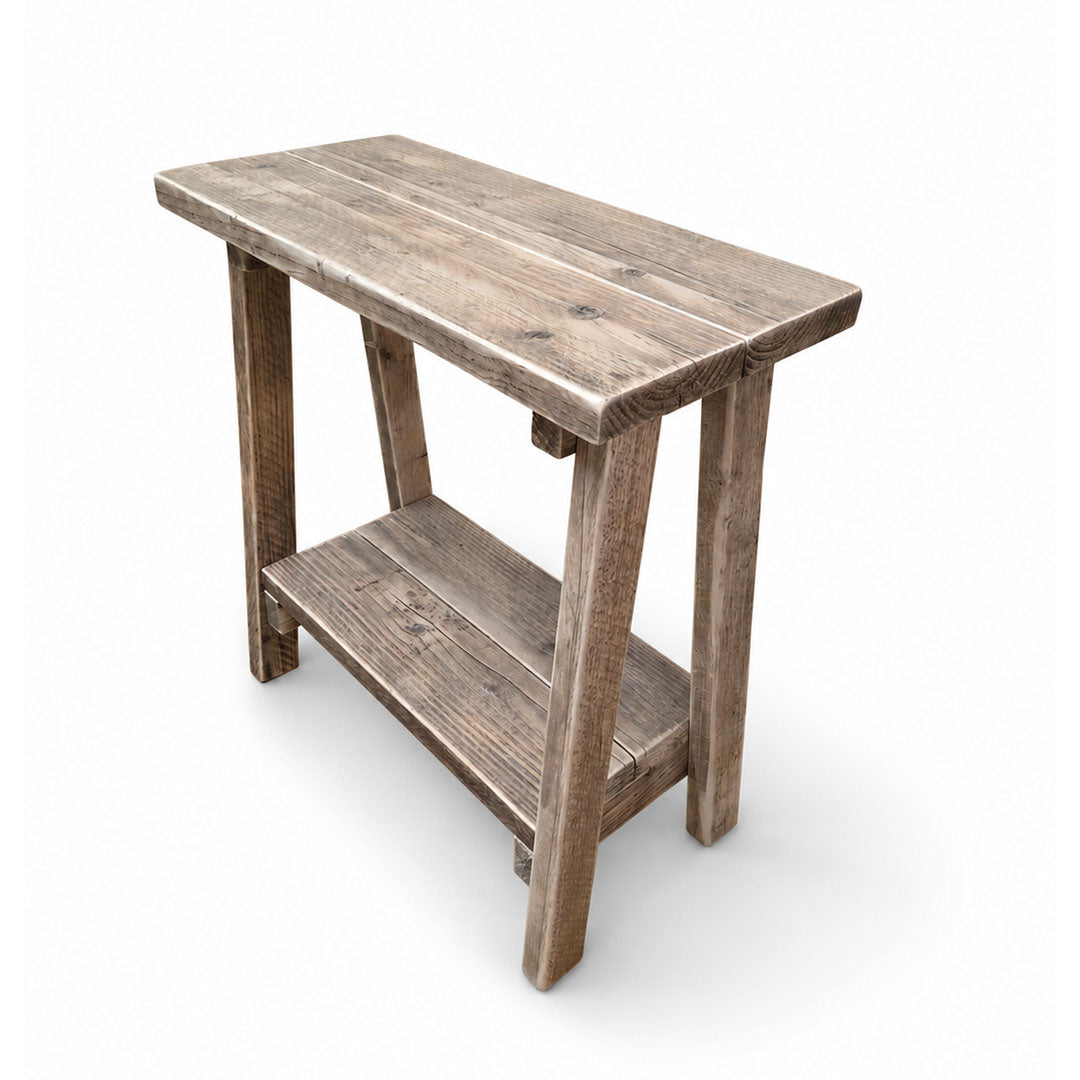 Splay Side Table - 70cm Wide x 32cm Deep x 70cm High - Natural
