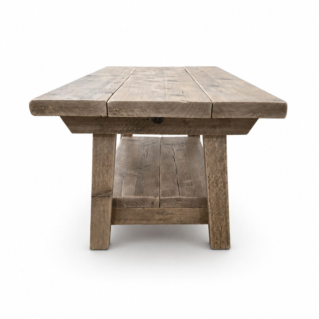 Splay Coffee Table - 95cm Long x 54cm Deep - Natural