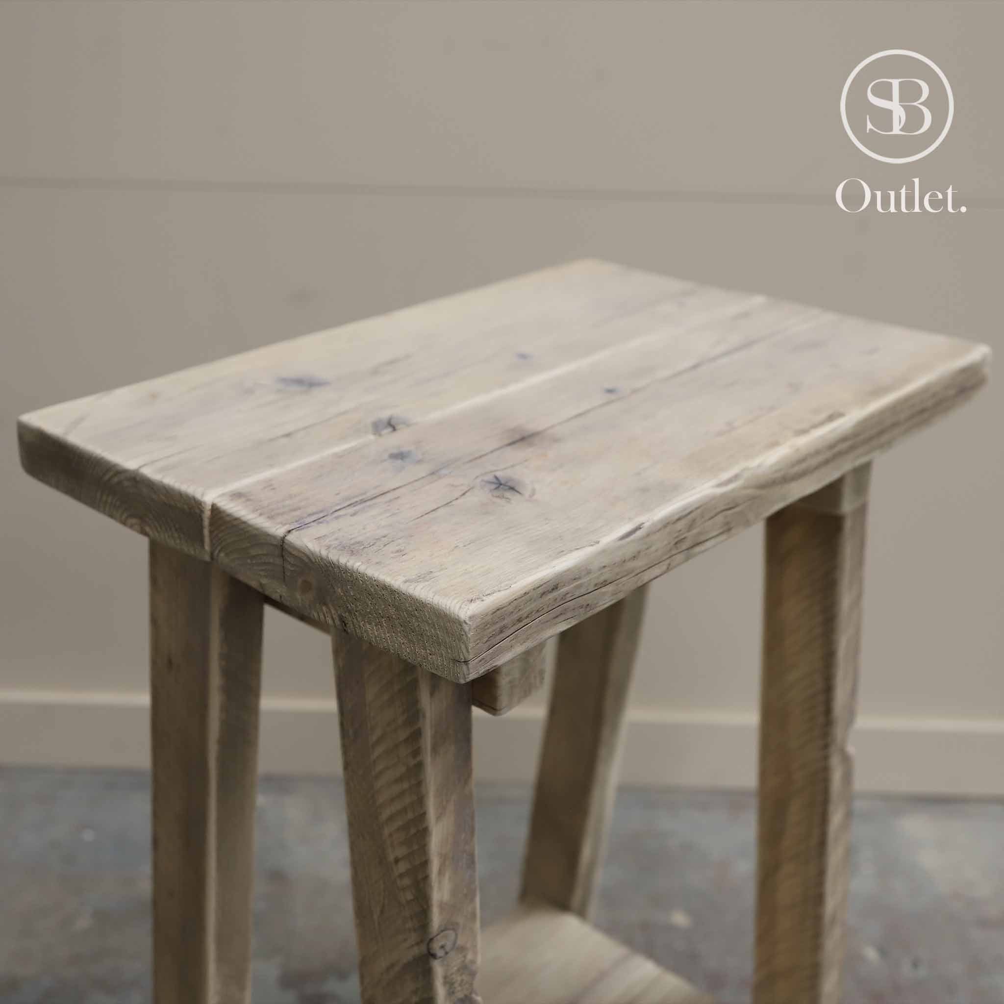 Splay Side Table - 74cm High - Natural