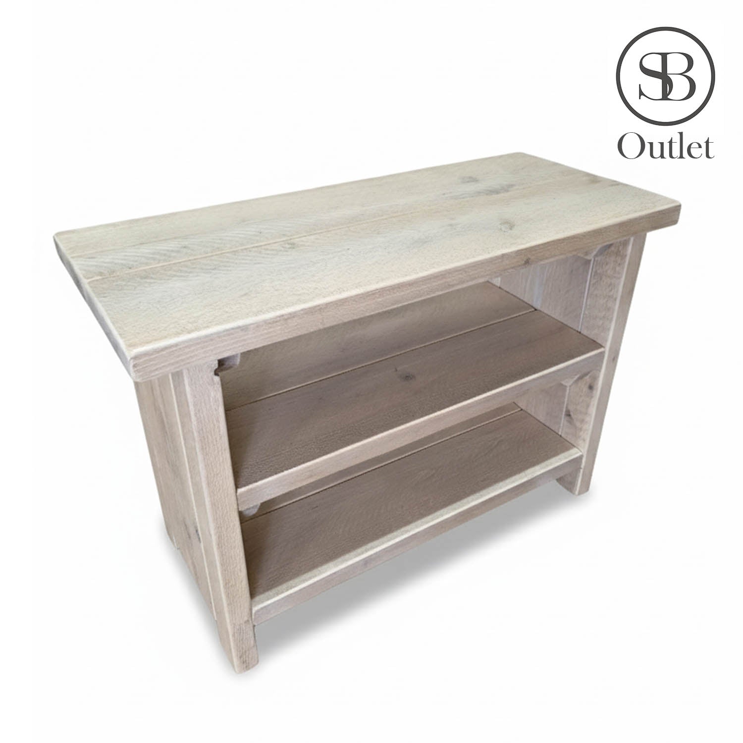 Shoe Rack - 80cm Long - Natural