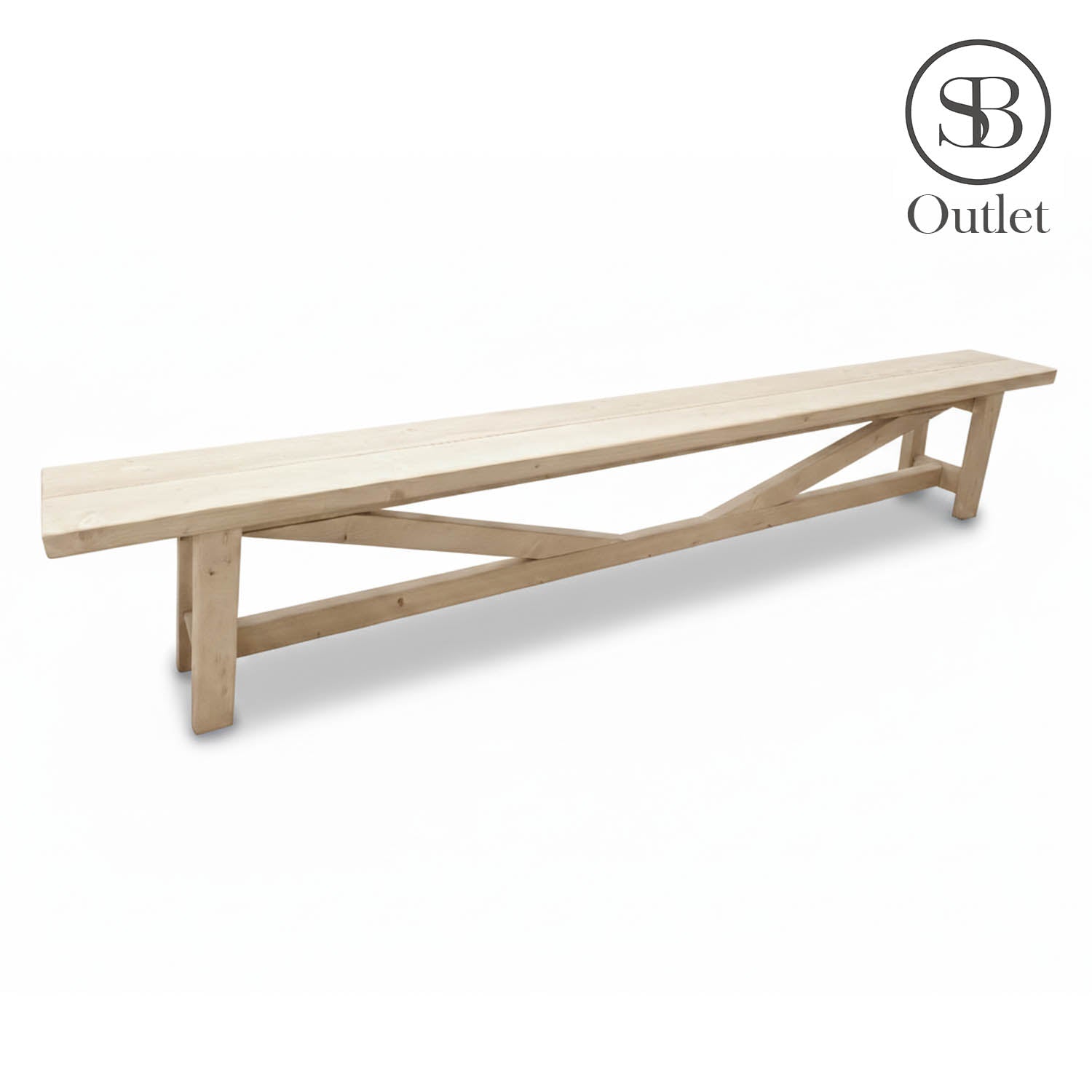 Coast Bench - 260cm Long - Sand
