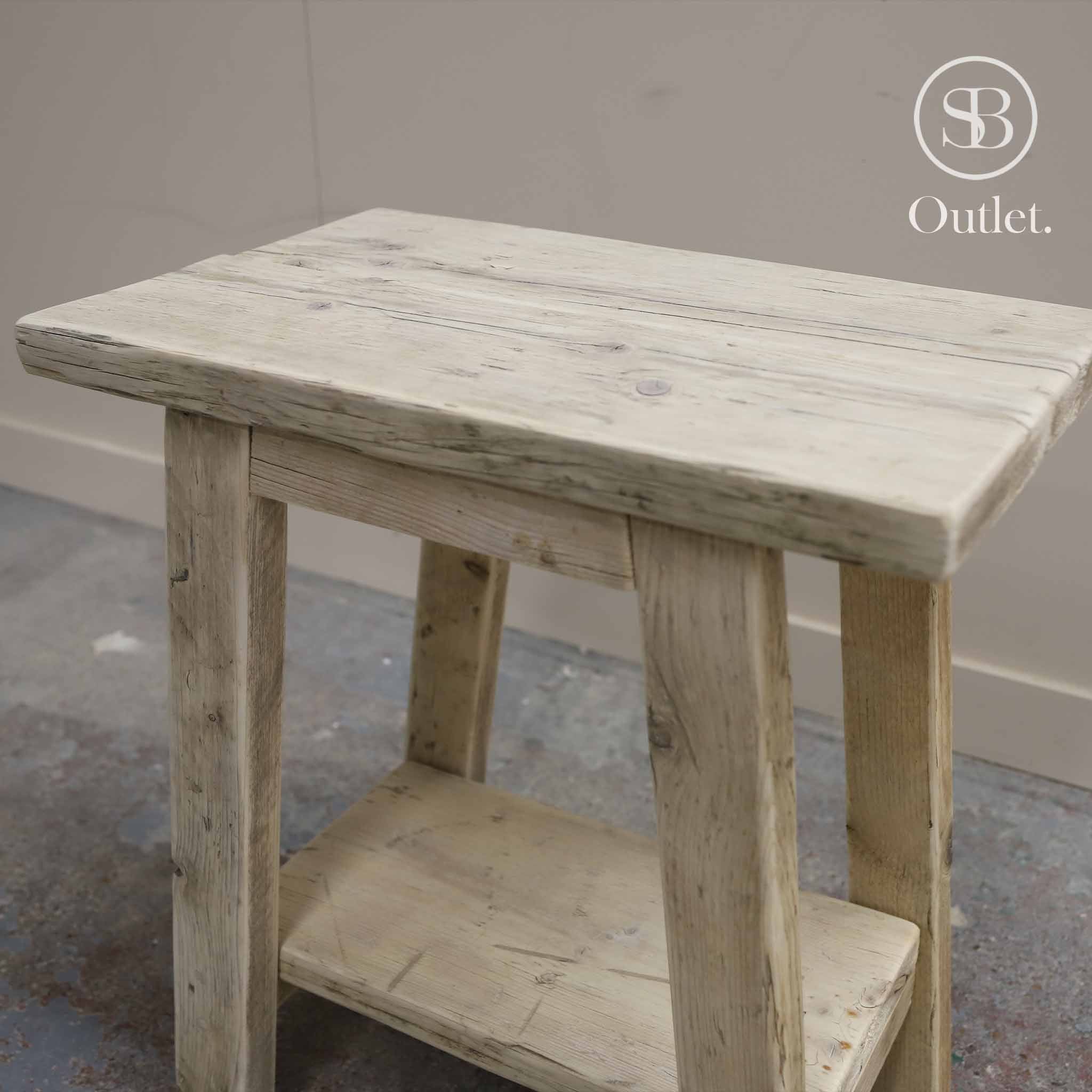 French Side Table - 56cm High - Natural