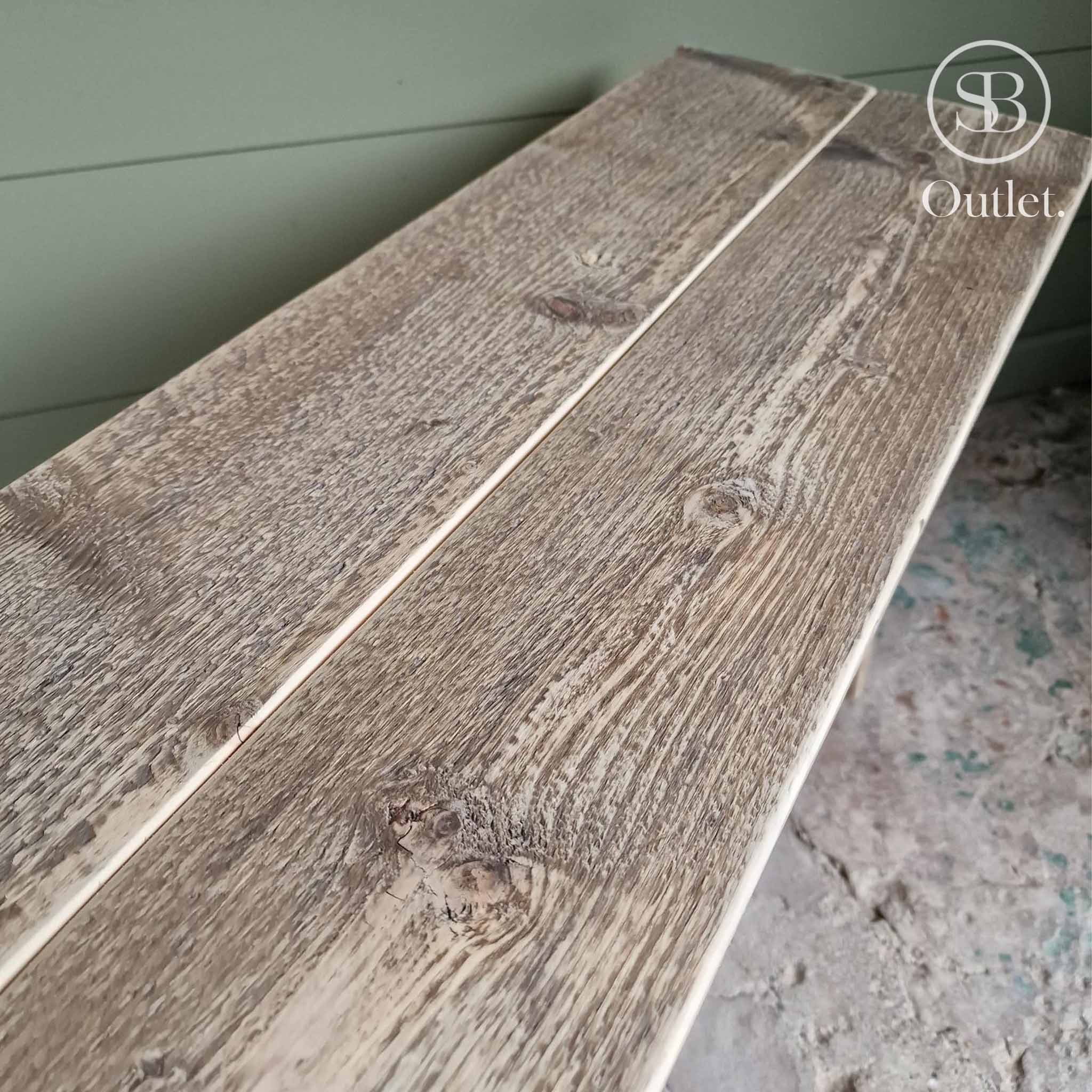 Splay Bench - 70cm Long - Natural (dark)