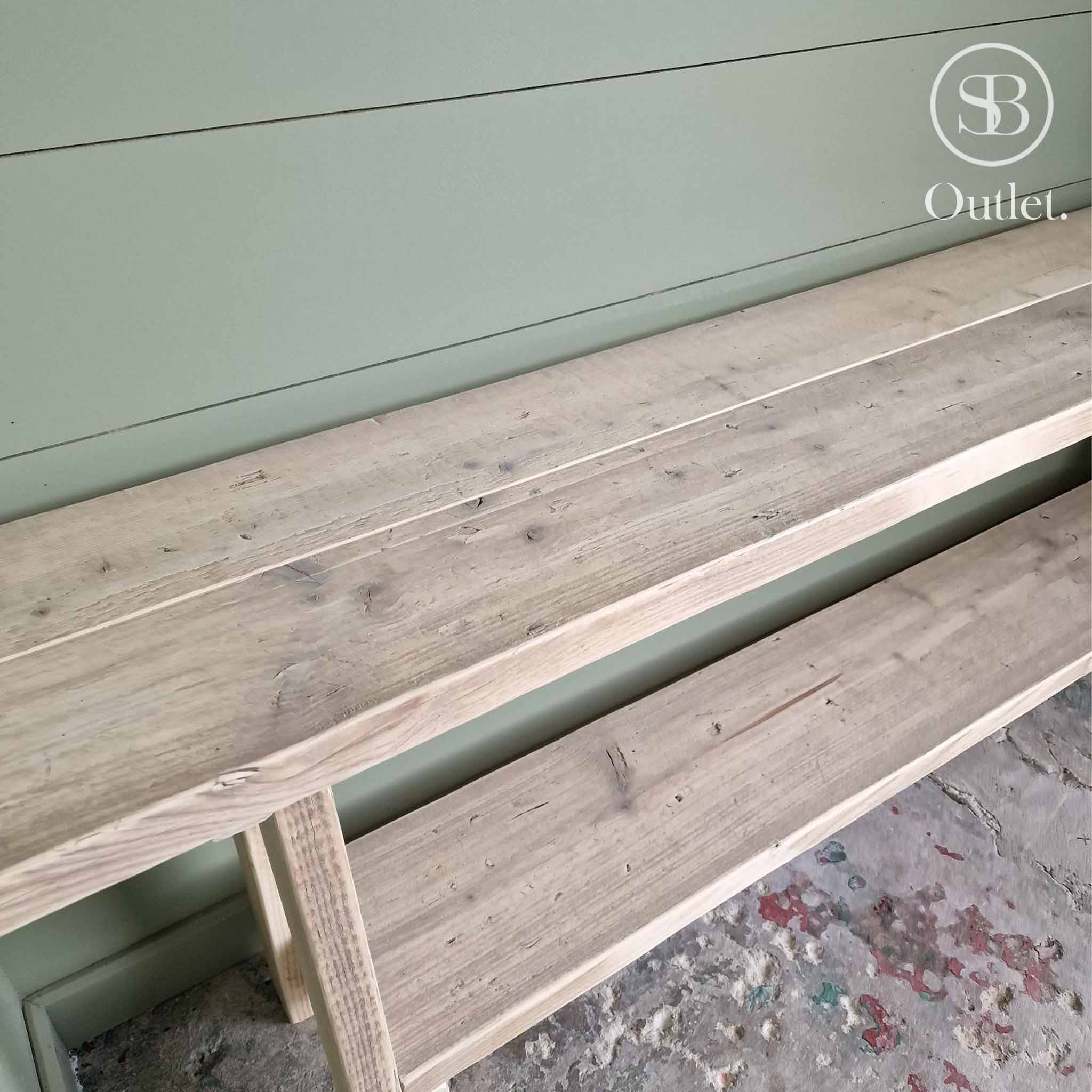Splay Bench - 180cm Long - Natural