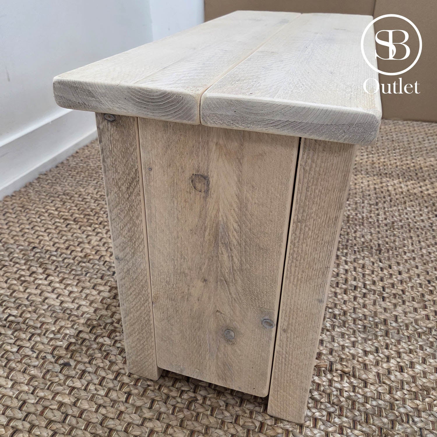 Shoe Rack - 80cm Long - Natural