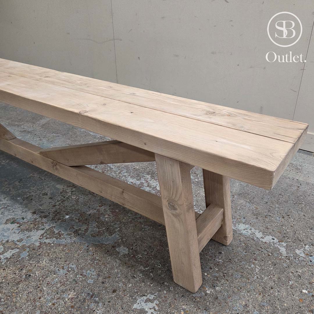 Coast Bench - 210cm Long - Hazel