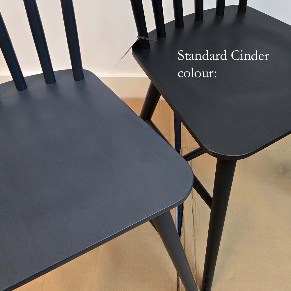 Hela Dining Chair - Blue/Black Finish