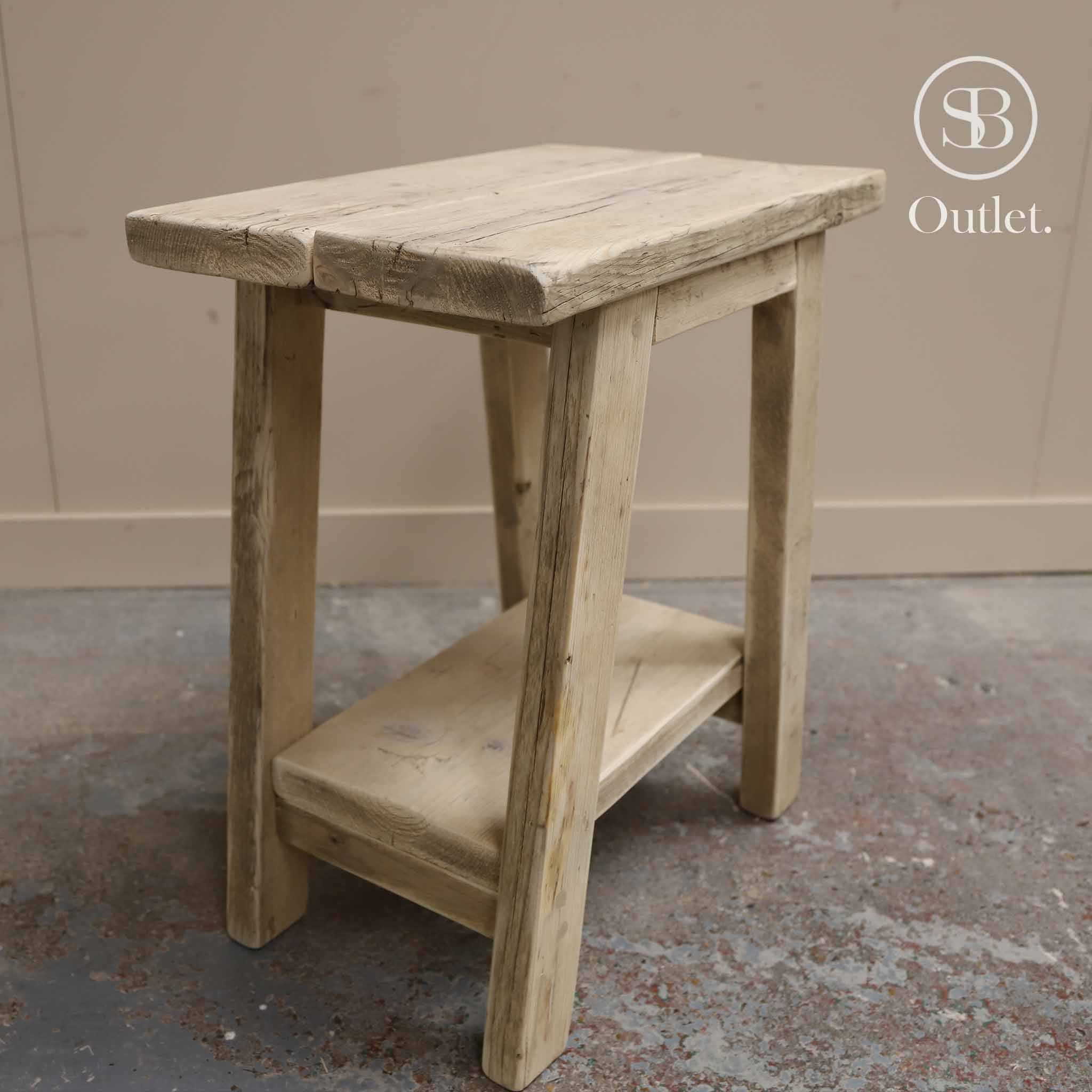 French Side Table - 56cm High - Natural