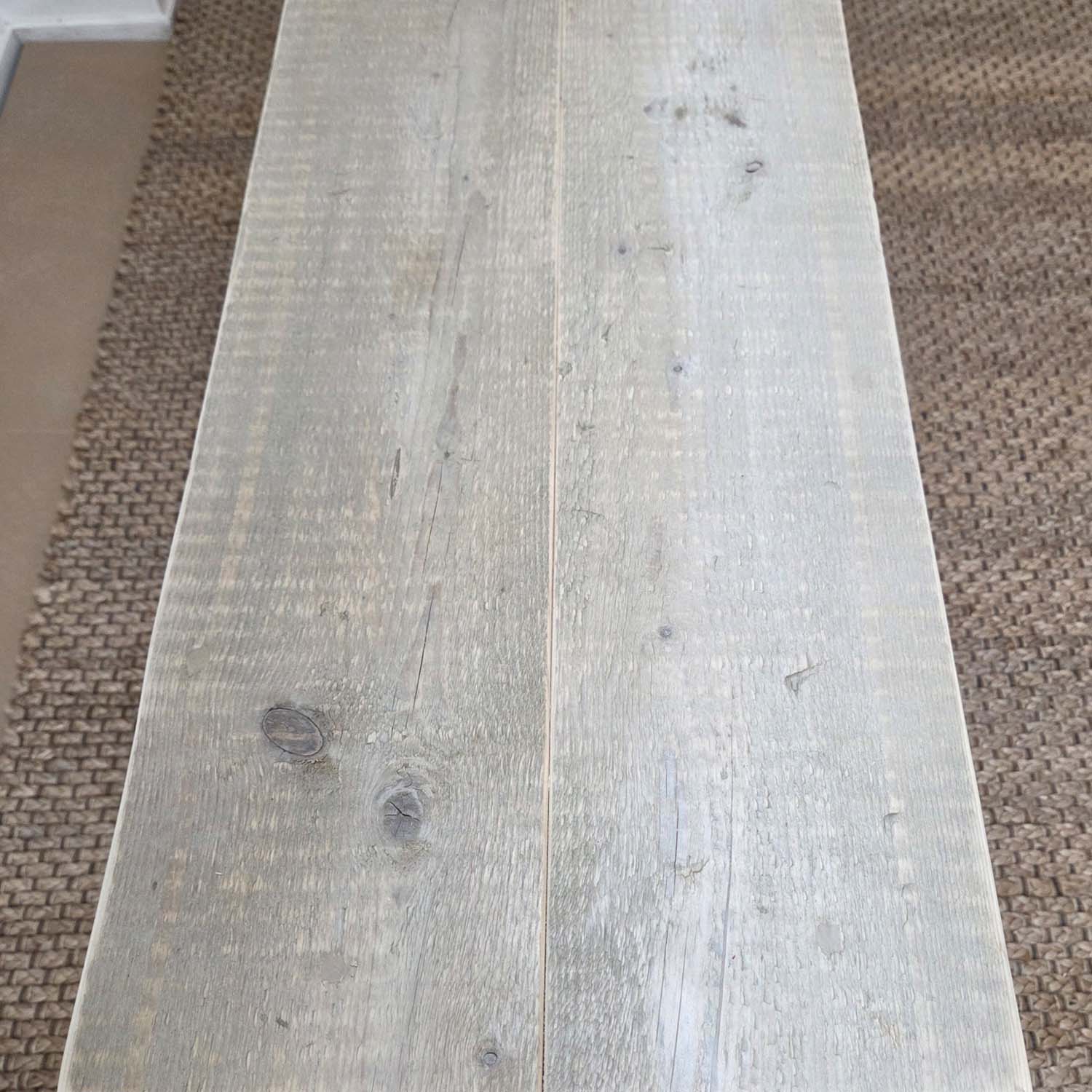 Reclaimed V-back Console - 150cm L x 40cm D - Natural (NO &