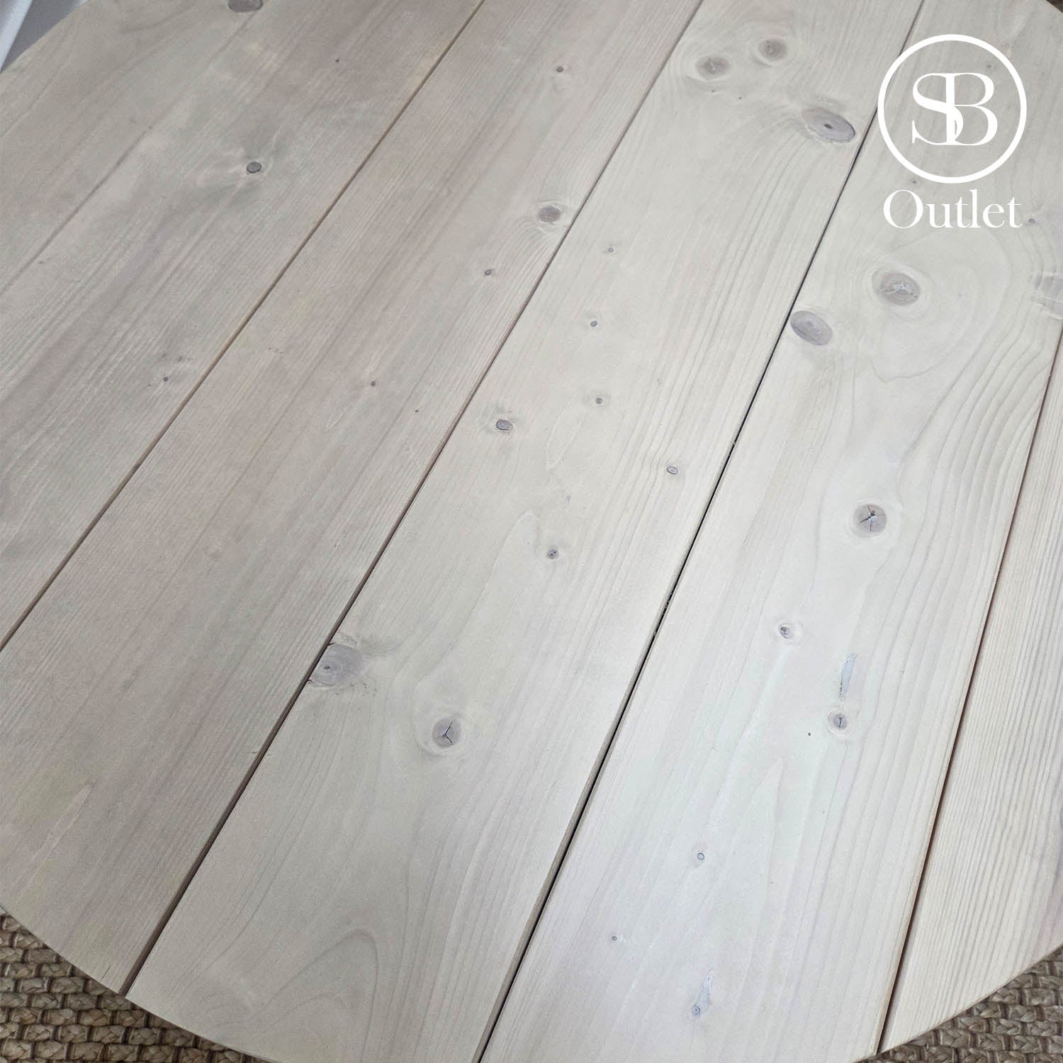 Olsen Round Dining Table - 106cm Dia. - Sand