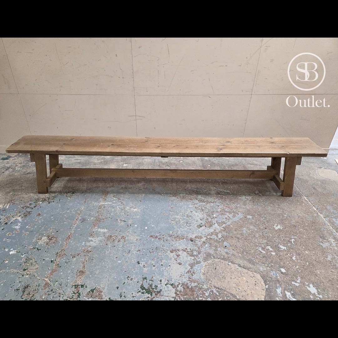 Andersson Dining Table & Bench - 260cm L - Antique (SOLD AS A PAIR)