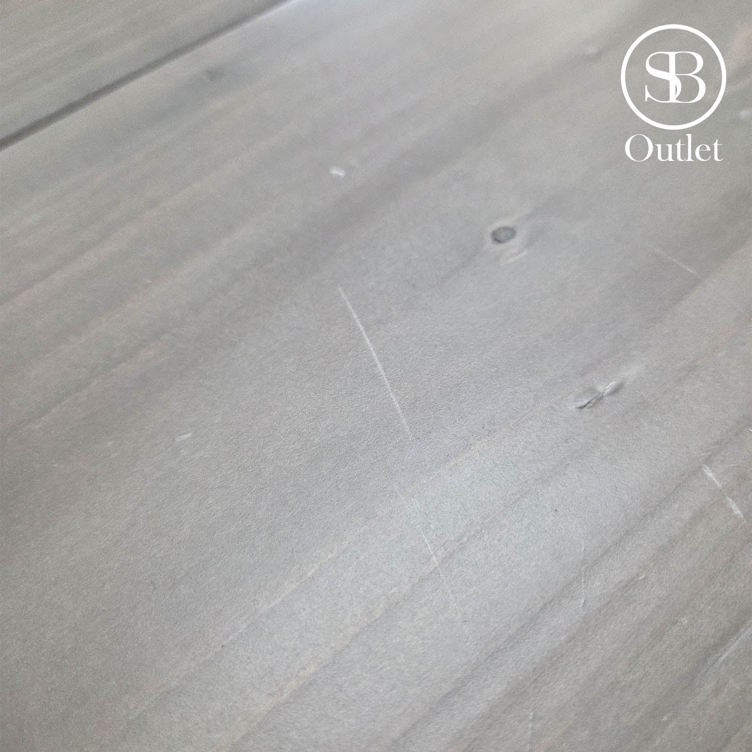 V-back Console - 90cm Long x 39cm Deep - Mink (discontinued colour)