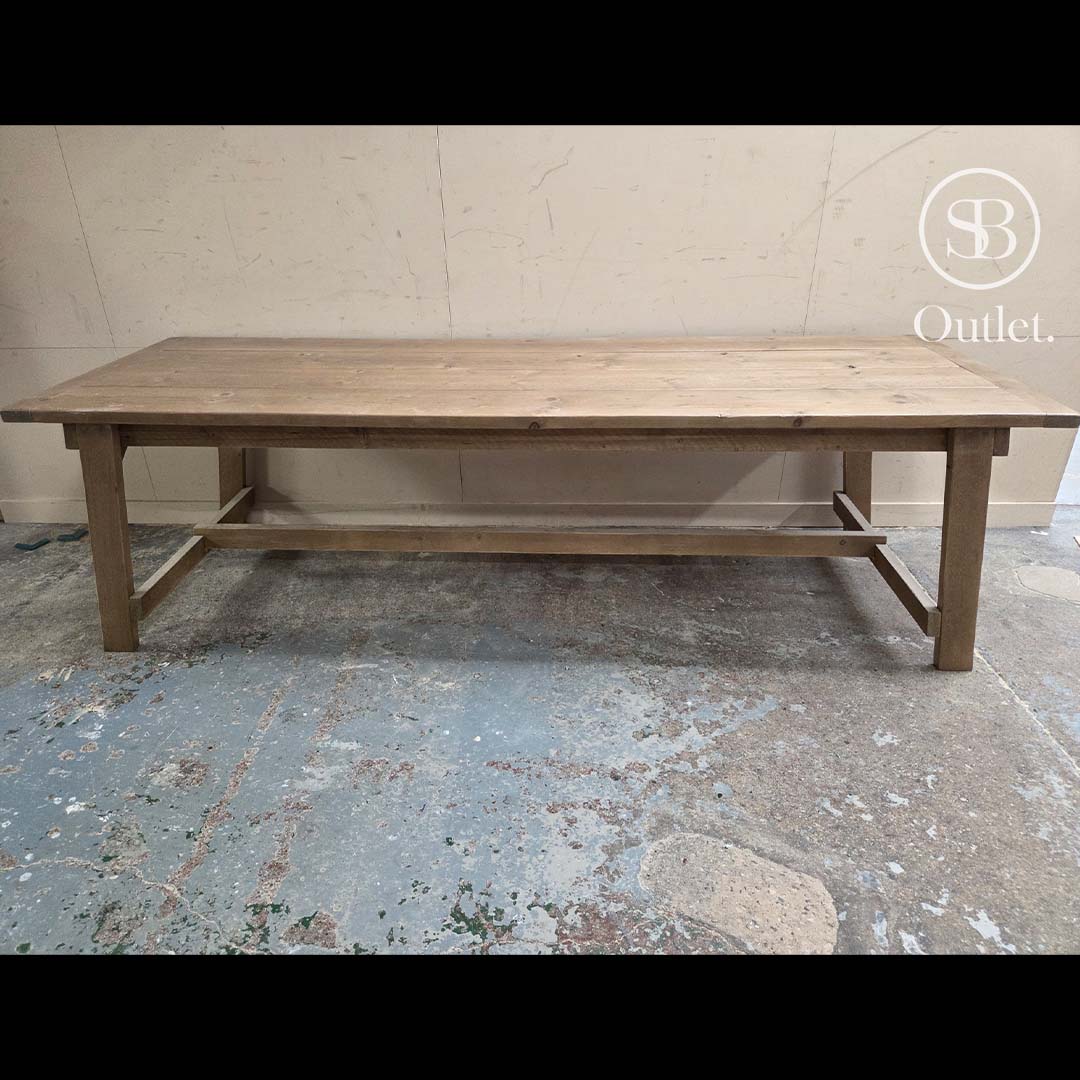 Andersson Dining Table & Bench - 260cm L - Antique (SOLD AS A PAIR)