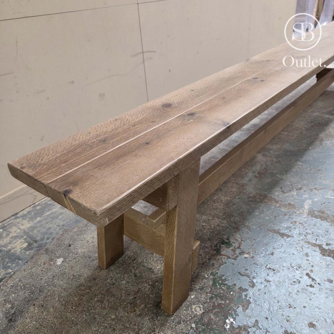 Andersson Dining Table & Bench - 260cm L - Antique (SOLD AS A PAIR)