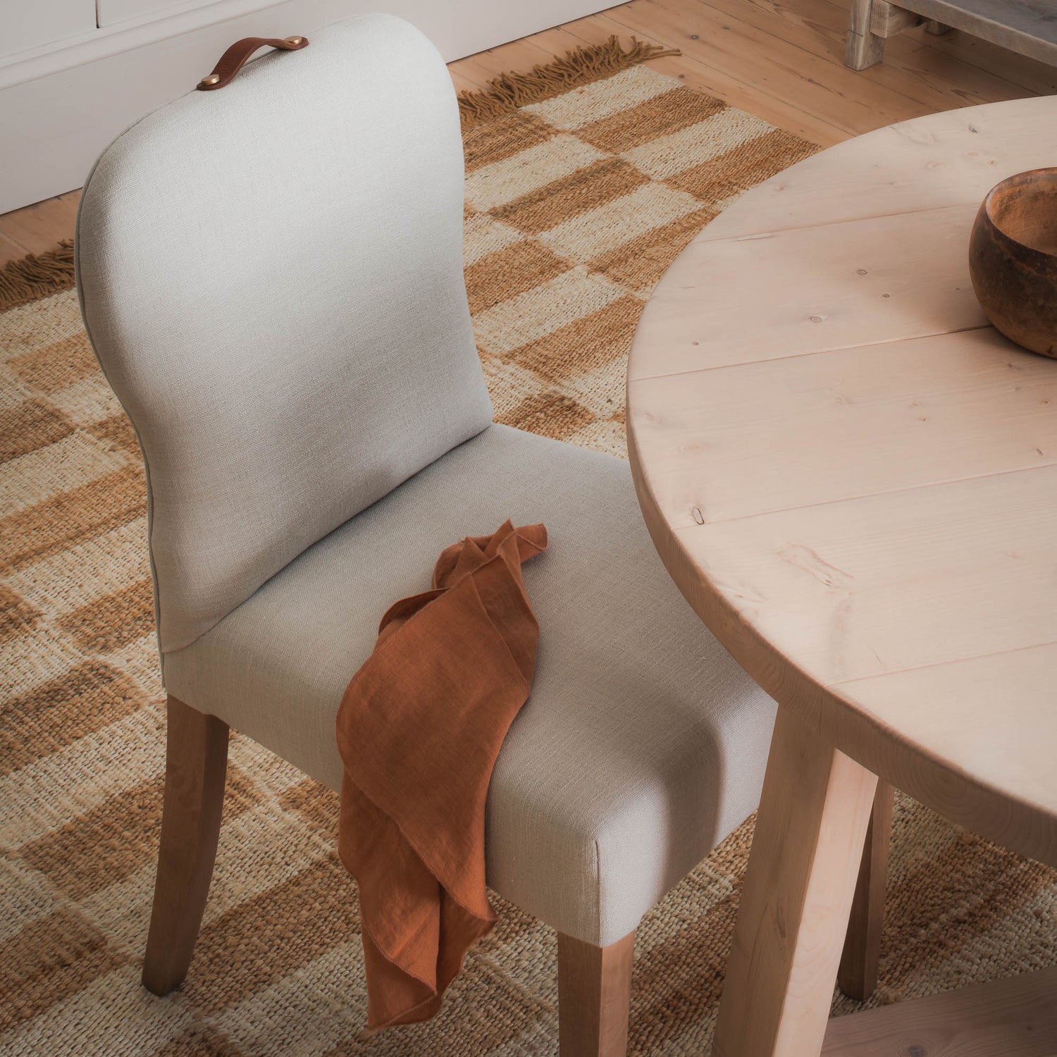 The Dune Dining Chair - Rustic Linen