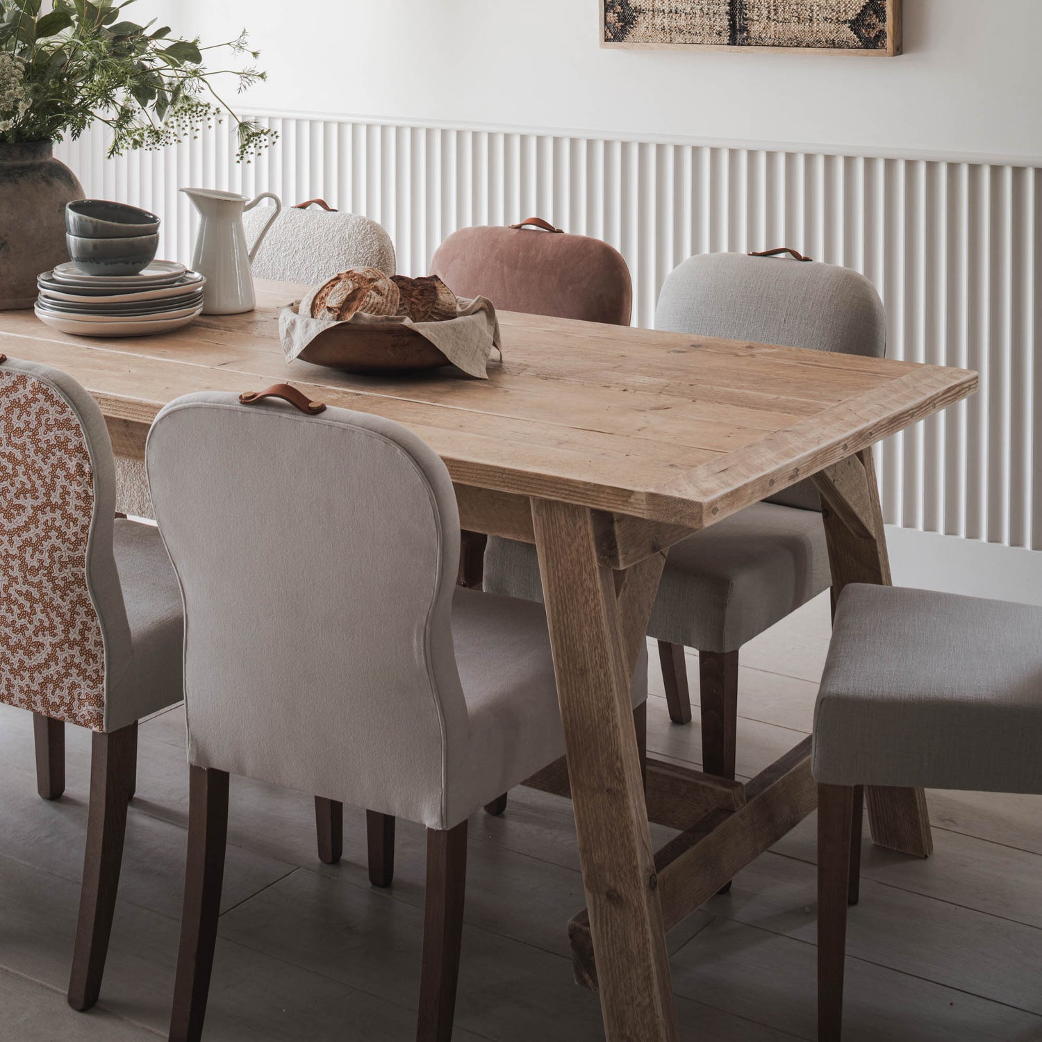 The Dune Dining Chair - Rustic Linen