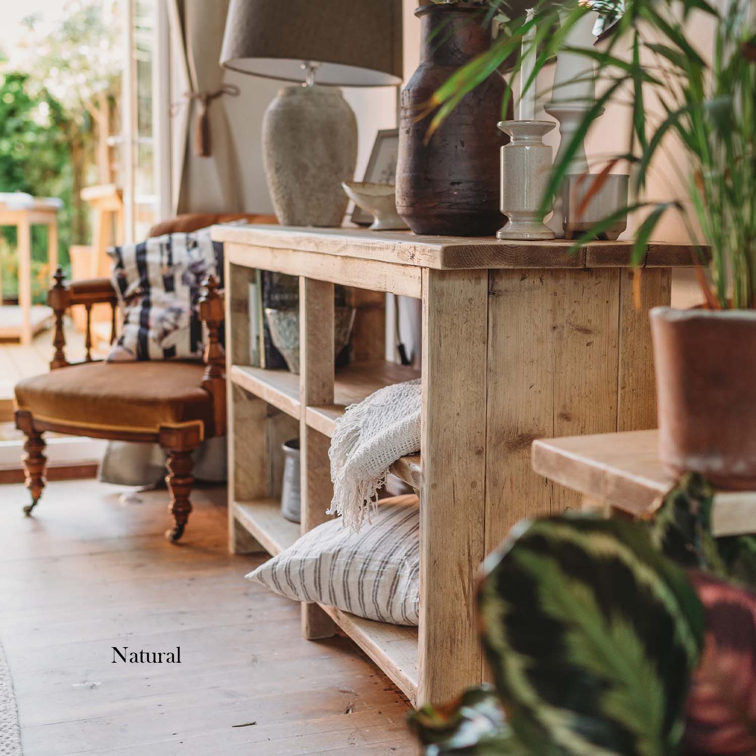 The Big Rustic Console Table
