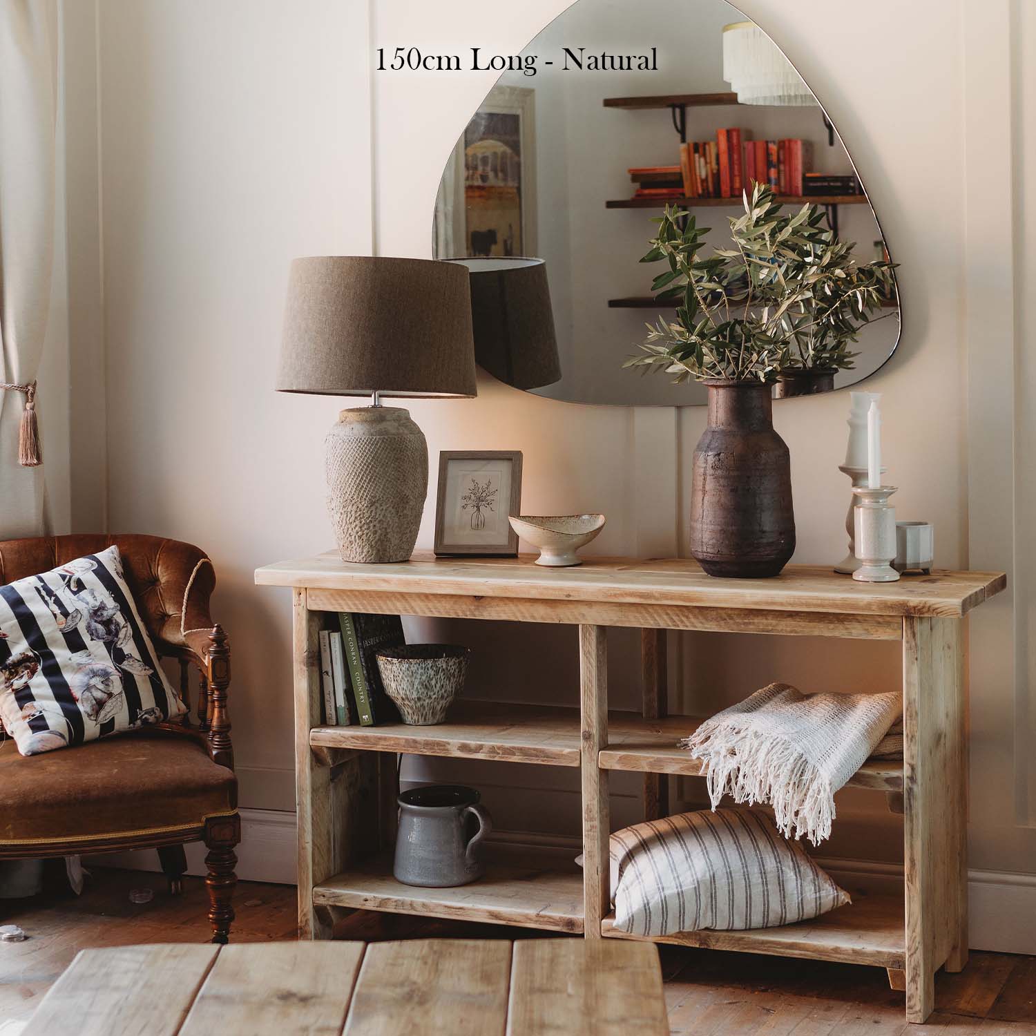 The Big Rustic Console Table