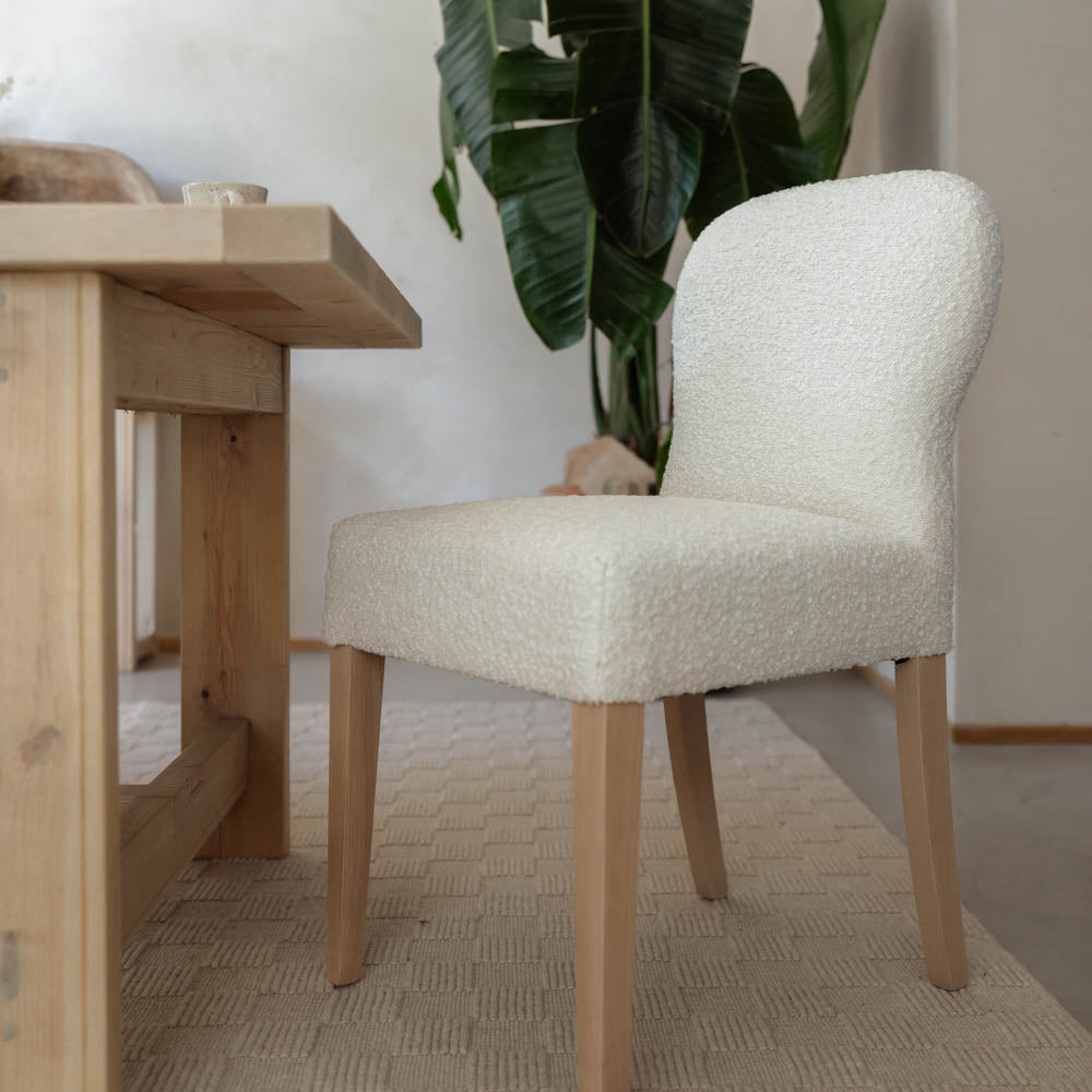 The Dune Dining Chair - Boucle