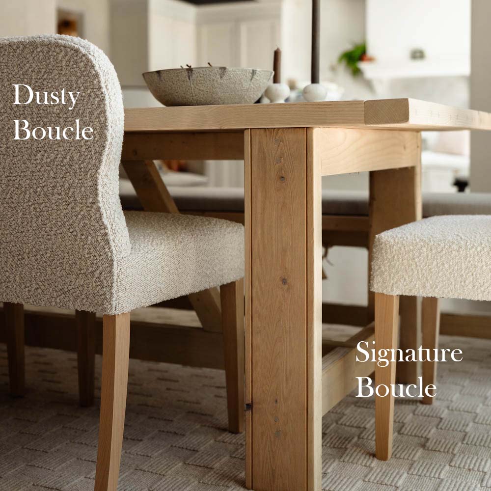 The Dune Dining Chair - Boucle