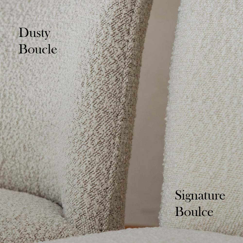 The Tuft Dining Chair - Boucle