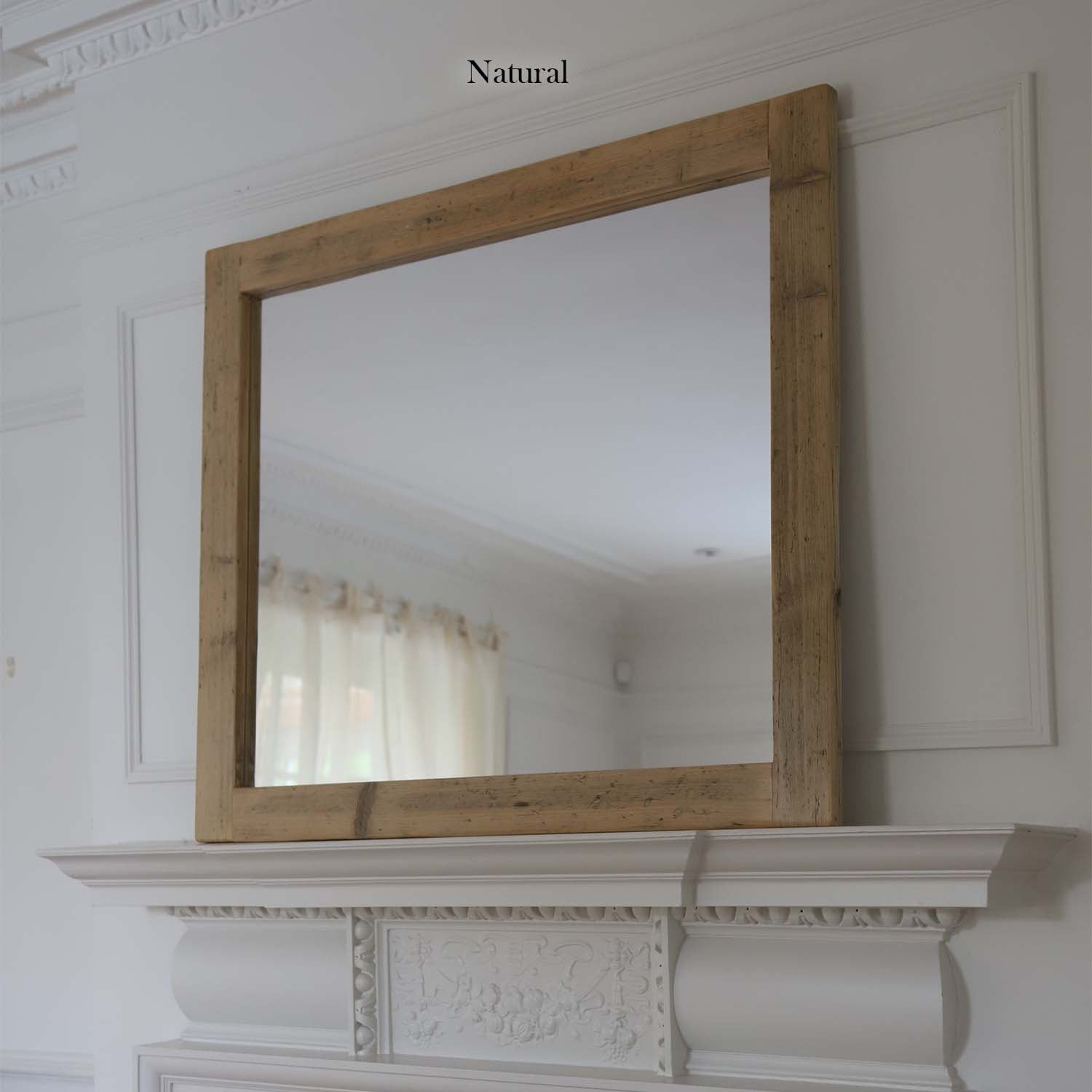 Reclaimed wood mirror
