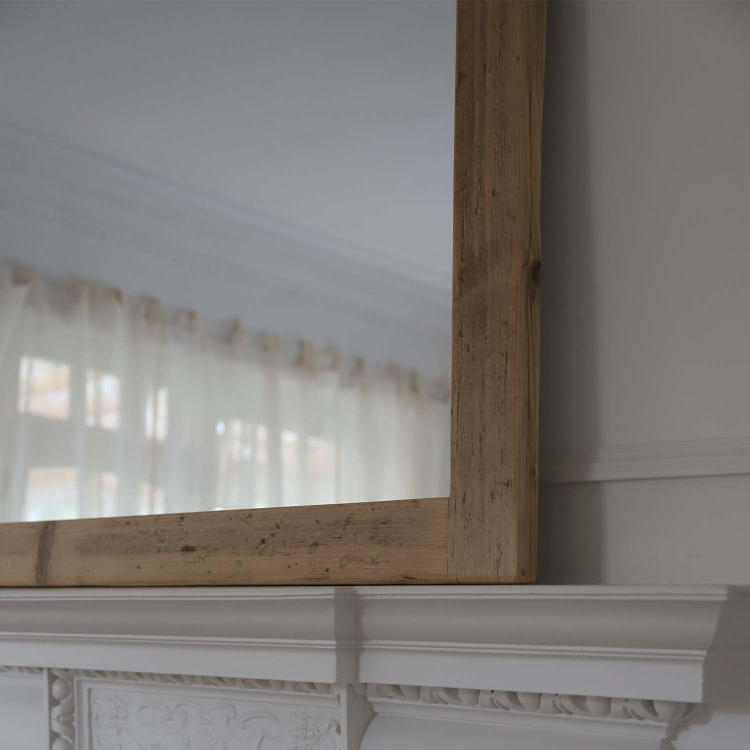Reclaimed wood mirror