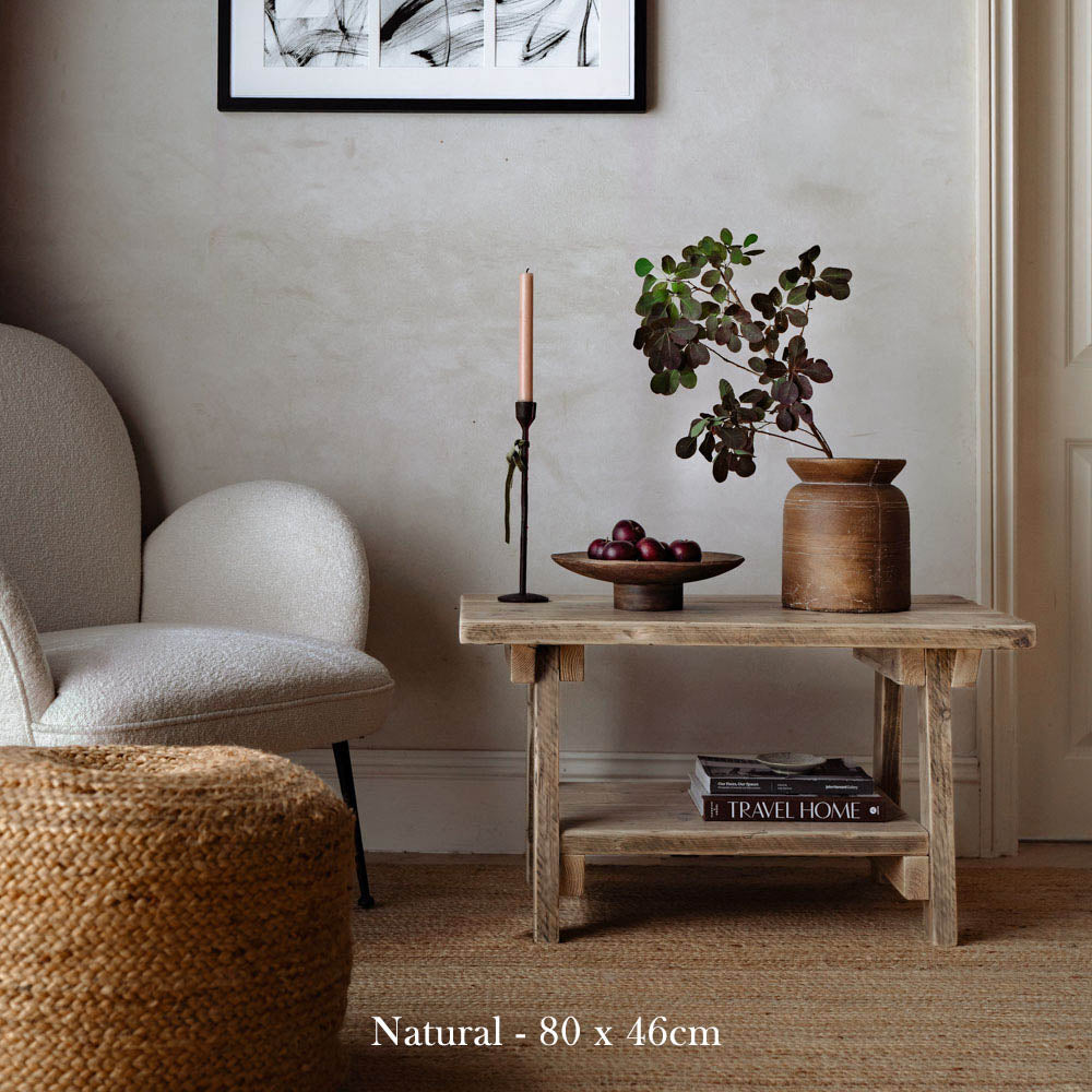 Splay coffee table in a natural finish from Still and Bloom