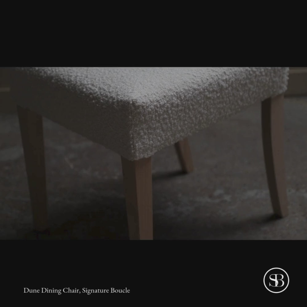 The Dune Dining Chair - Boucle