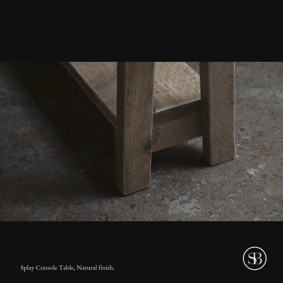 Splay Console Table