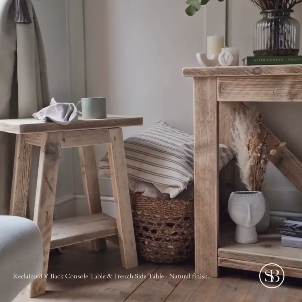 The Reclaimed Wood V Back