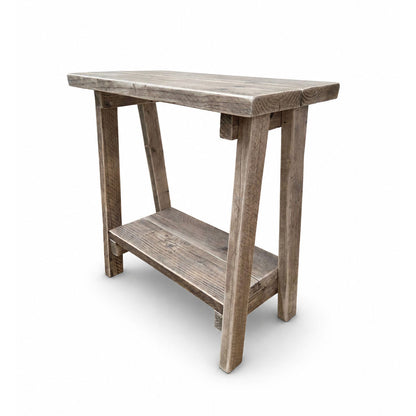 Splay Side Table - 70cm Wide x 32cm Deep x 70cm High - Natural