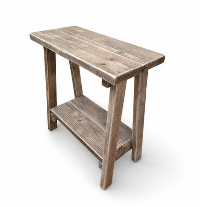 Splay Side Table - 70cm Wide x 32cm Deep x 70cm High - Natural