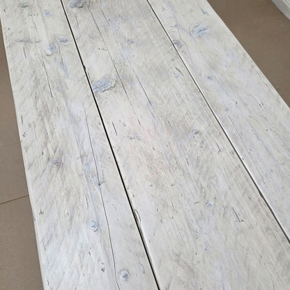Barn Coffee Table - 90cm Long x 54cm Deep - Limed Oak