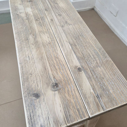 Splay Side Table - 70cm Wide x 32cm Deep x 70cm High - Natural