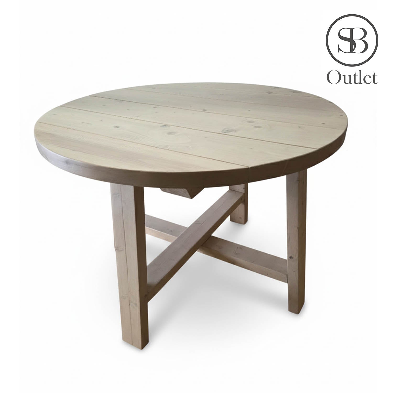 Olsen Round Dining Table - 106cm Dia. - Sand
