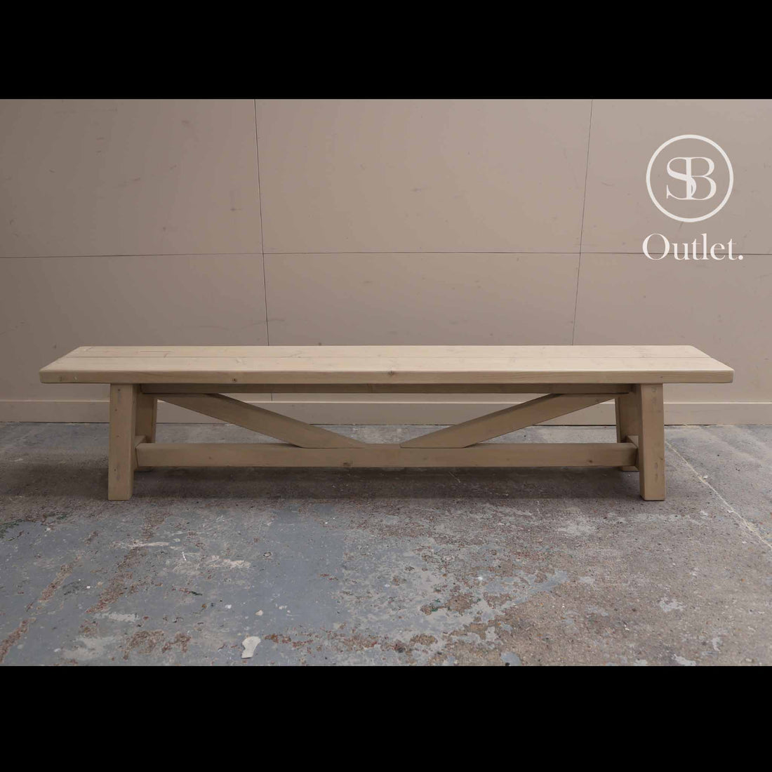 Coast Bench - 210cm Long - Sand