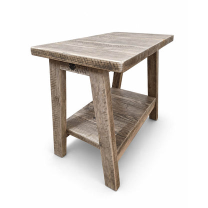 French Side Table - 40cm Wide x 64cm Deep x 57cm High - Natural