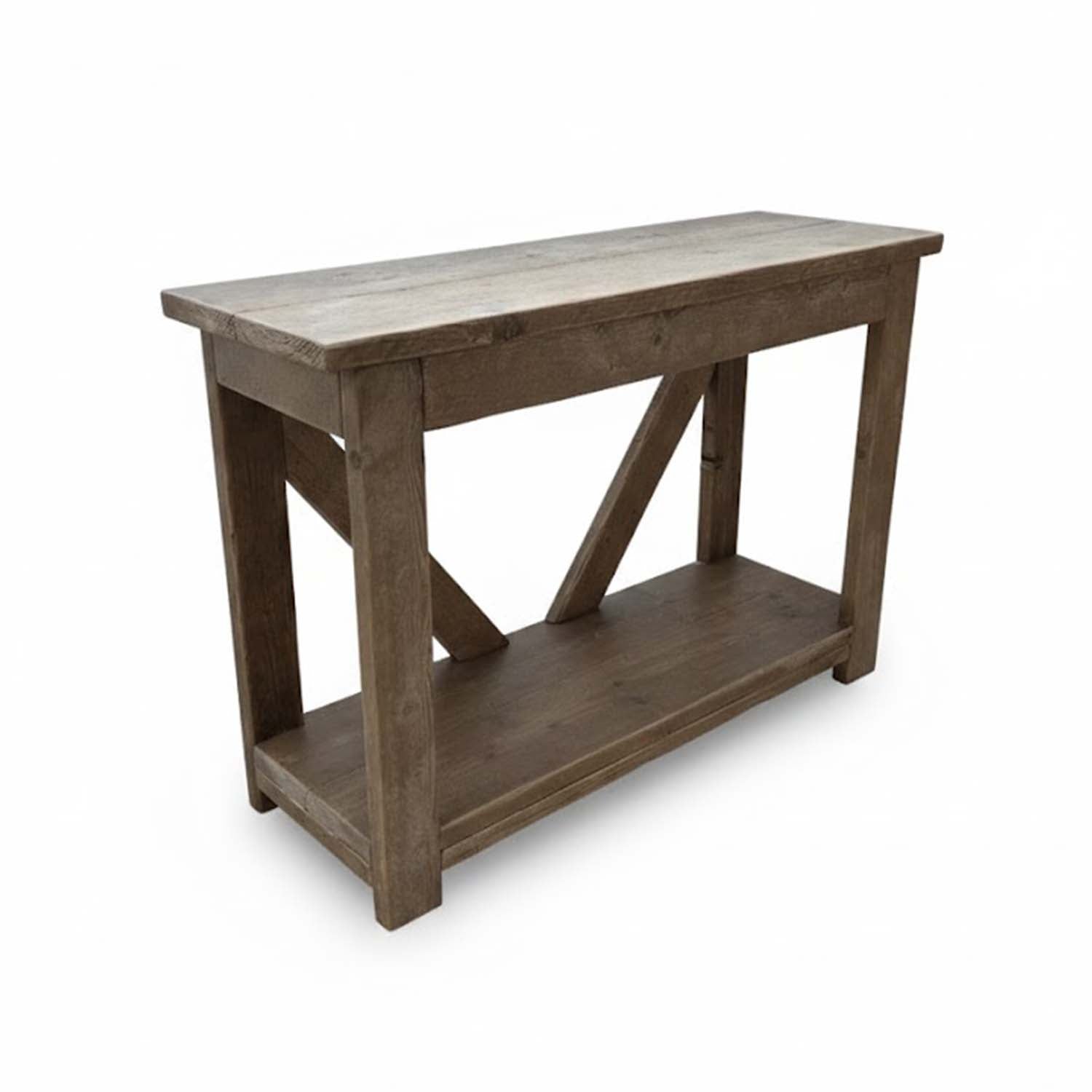 Reclaimed V-back - 120cm L x 40cm D - Antique