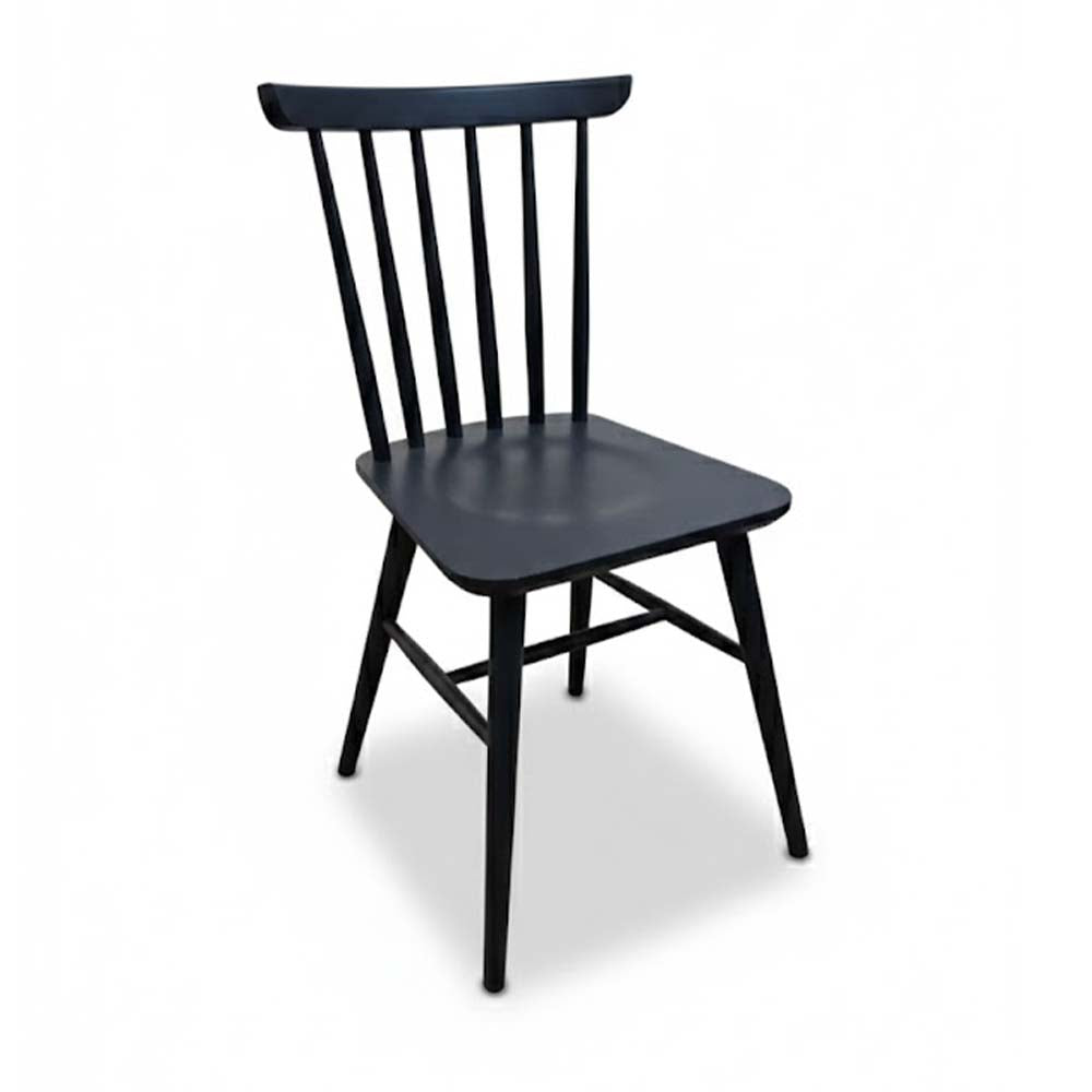 Hela Dining Chair - Blue/Black Finish