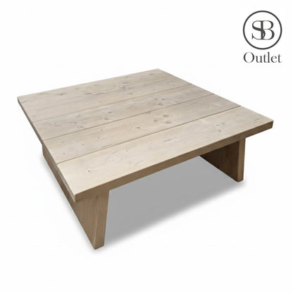 Nislen Coffee Table - 98cm Long x 98cm Deep - Sand (discontinued item)