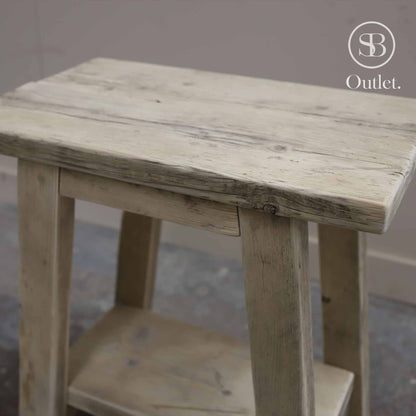 French Side Table - 56cm High - Natural