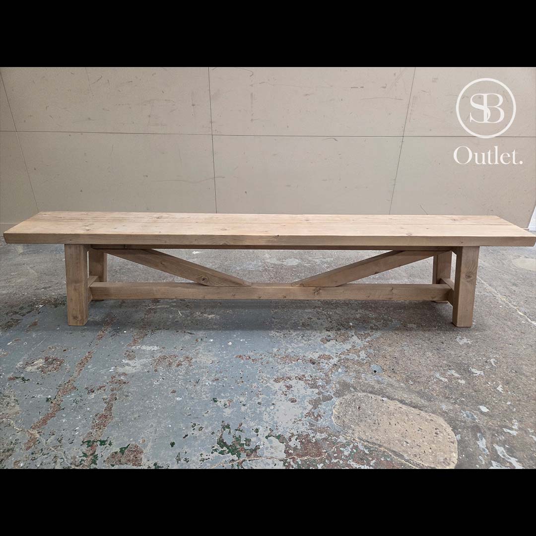 Coast Bench - 210cm Long - Hazel