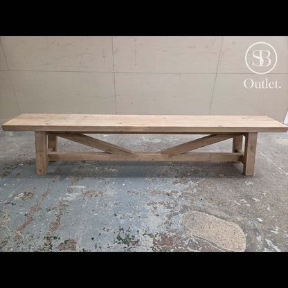 Coast Bench - 210cm Long - Hazel