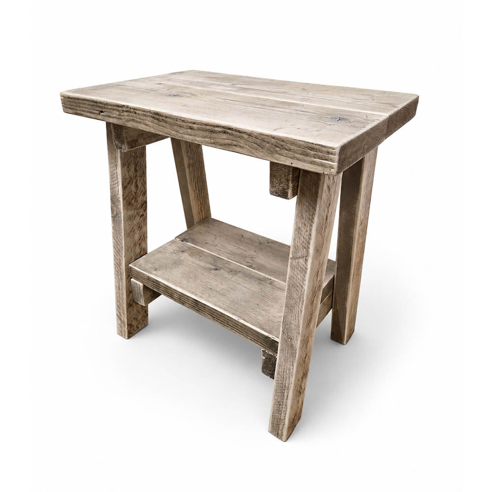 Splay Side Table - 52cm High - Natural