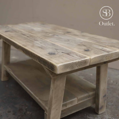 Splay Coffee Table - 100cm Long x 50cm Deep - Natural