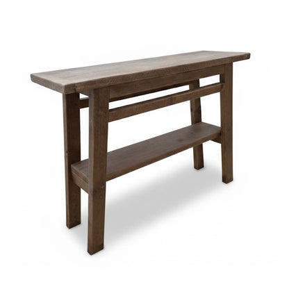 French Console Table - 110cm L x 32cm D - Antique