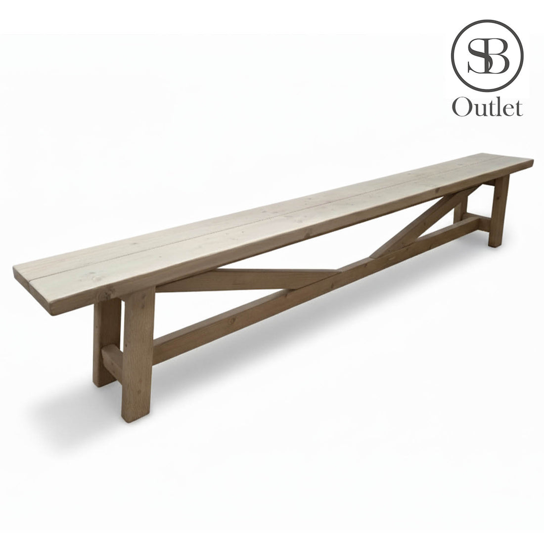 Coast Bench - 260cm Long - Sand