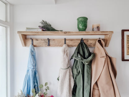 Aged Steel Coat Hooks (Sold Individually)