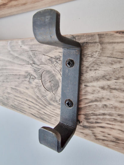 Aged Steel Coat Hooks (Sold Individually)